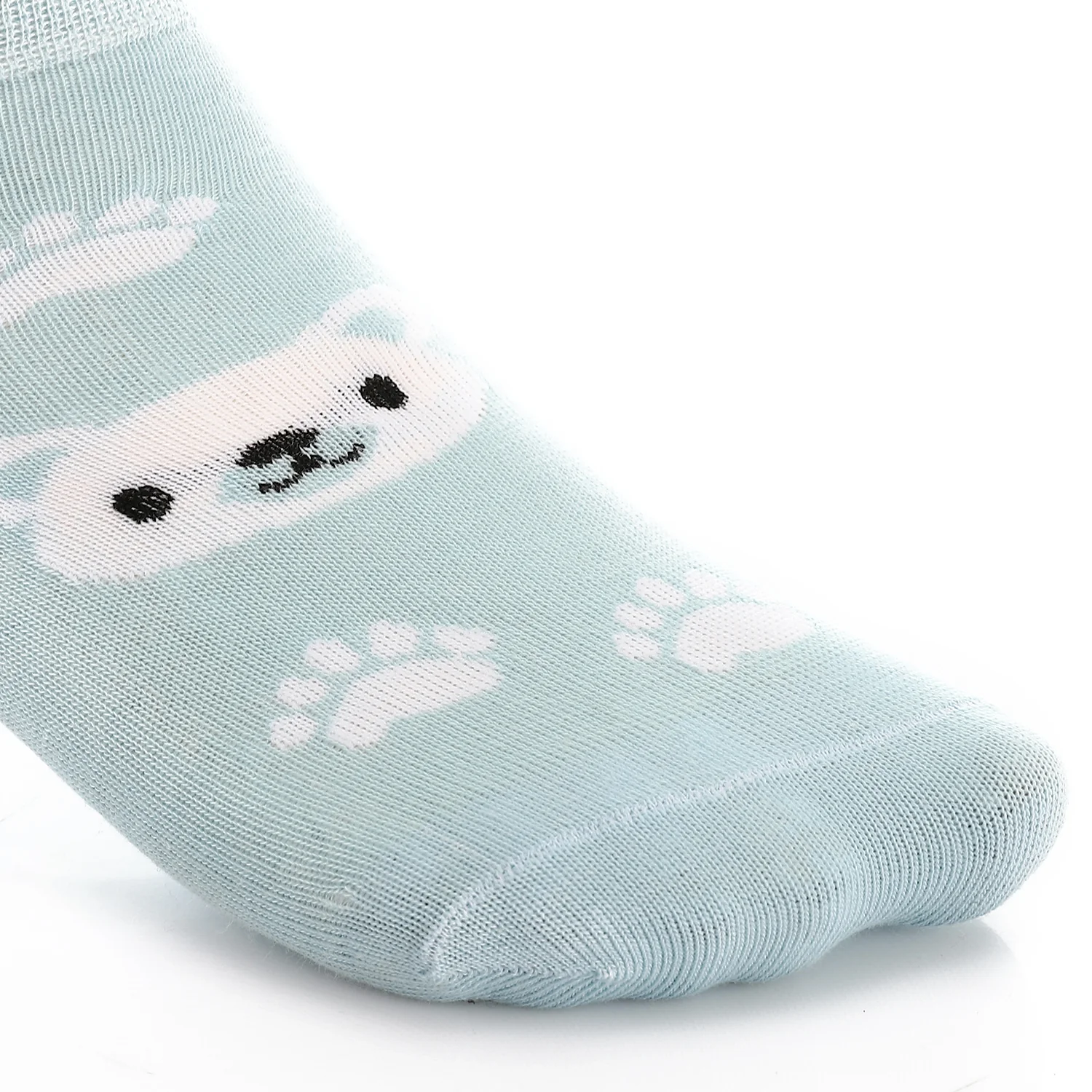 Womens No Show Socks - Blue - Image 2