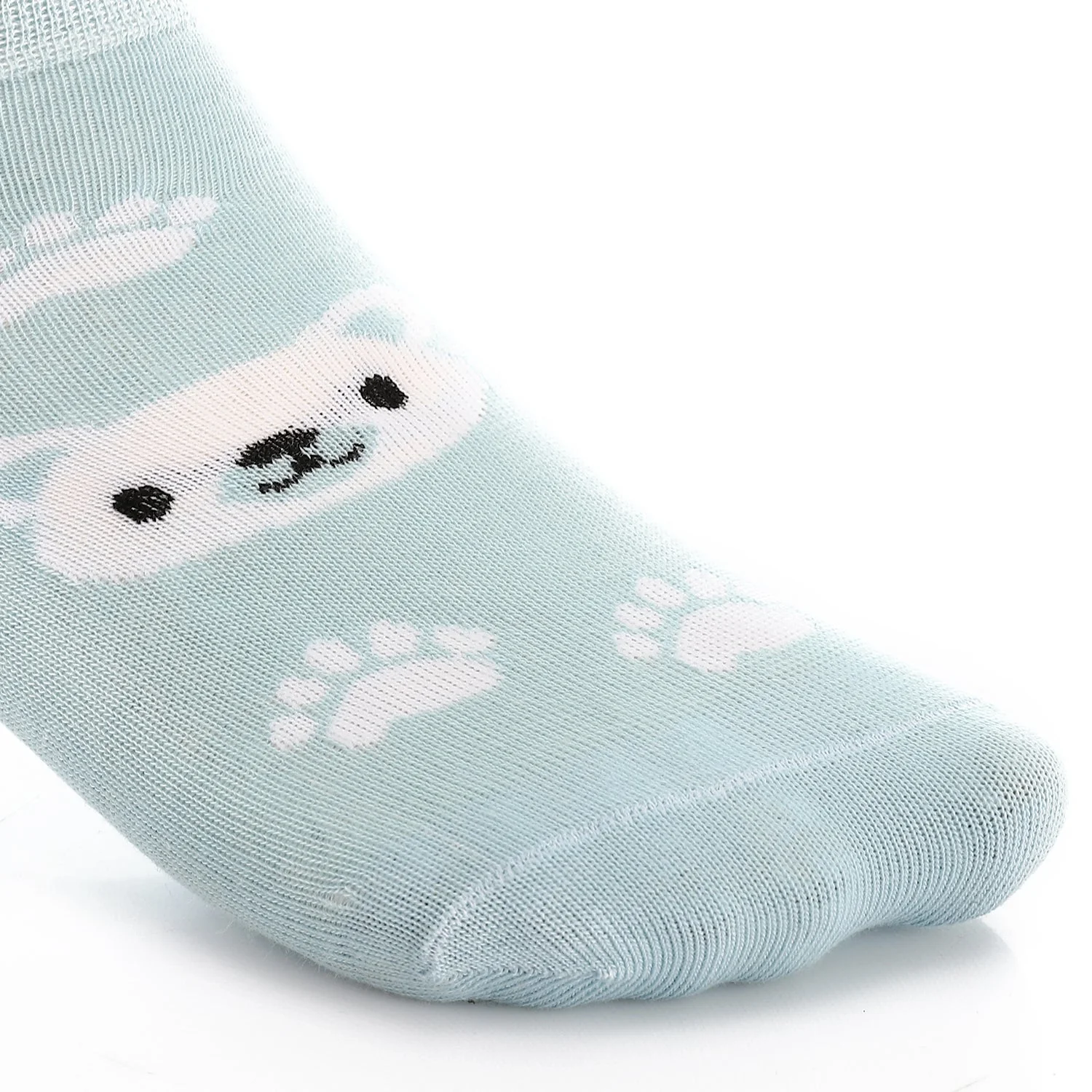 Womens No Show Socks - Blue - Image 4