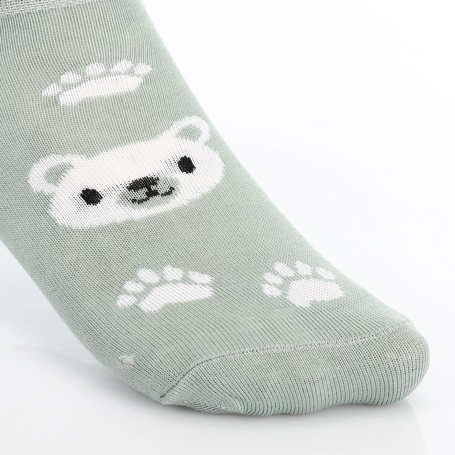 Womens No Show Socks - Mint - Image 6