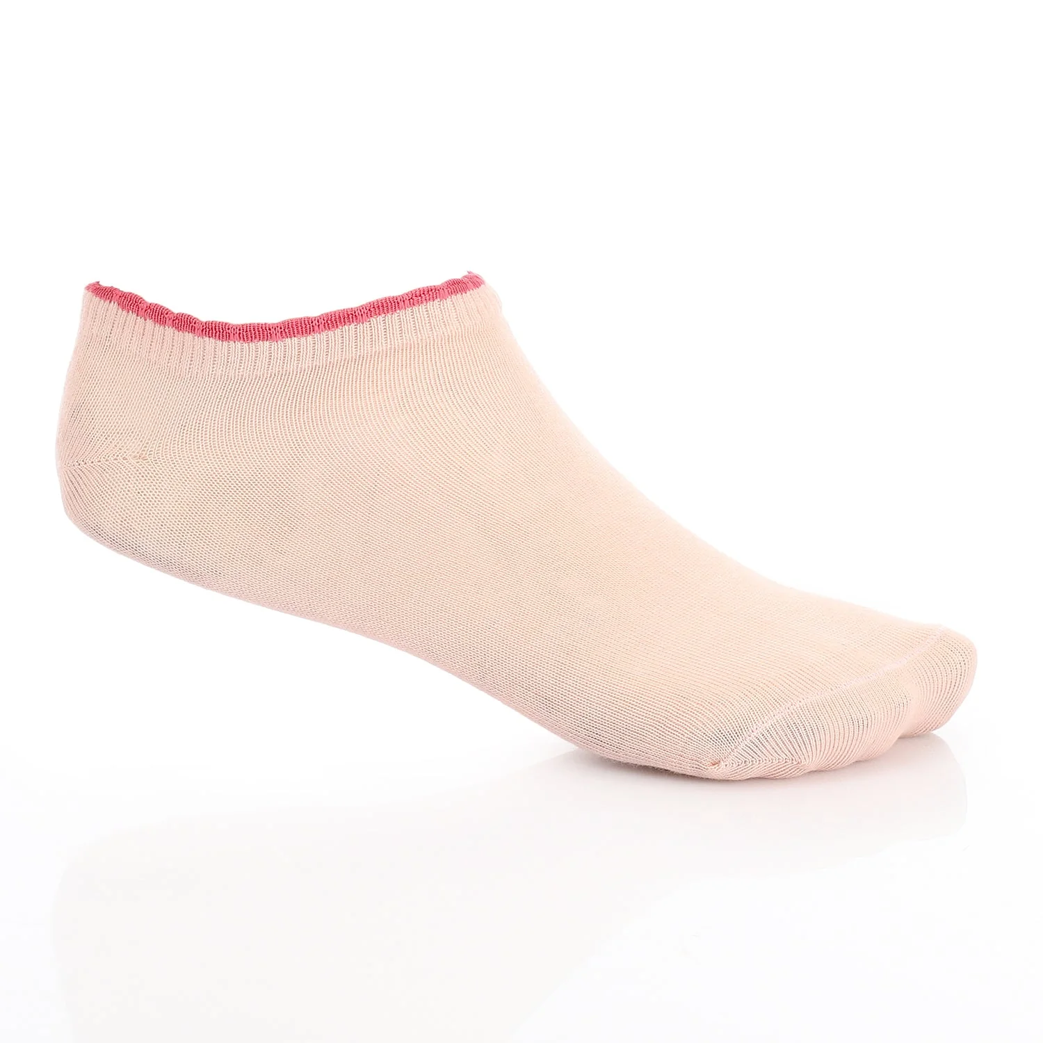 Womens No Show Socks - Rose - Image 3