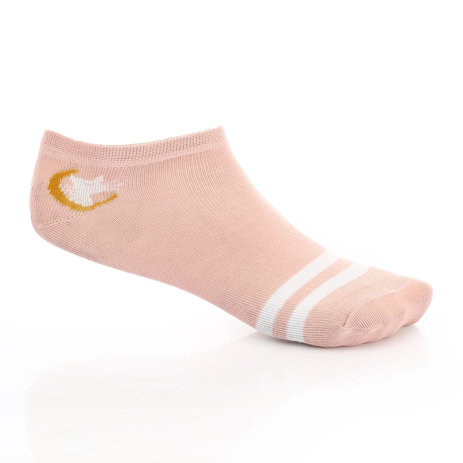 Womens No Show Socks With Drawings - Kashmir - Image 3