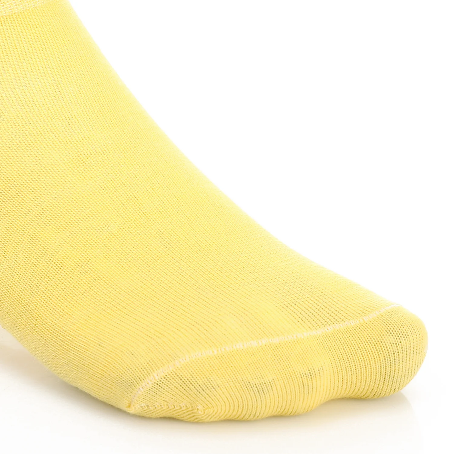 Womens No Show Socks -Yellow - Image 2