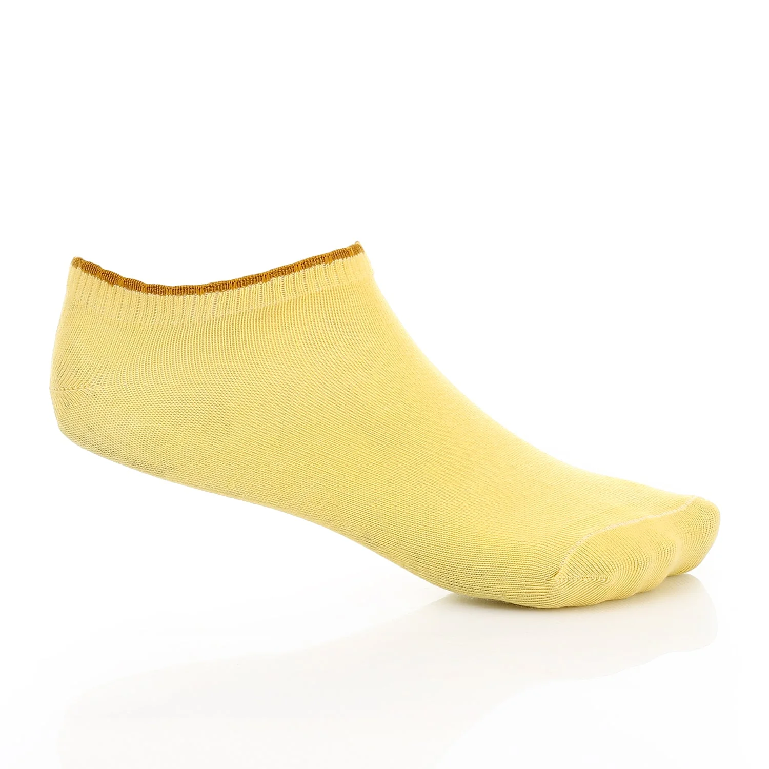 Womens No Show Socks - Yellow - Image 3
