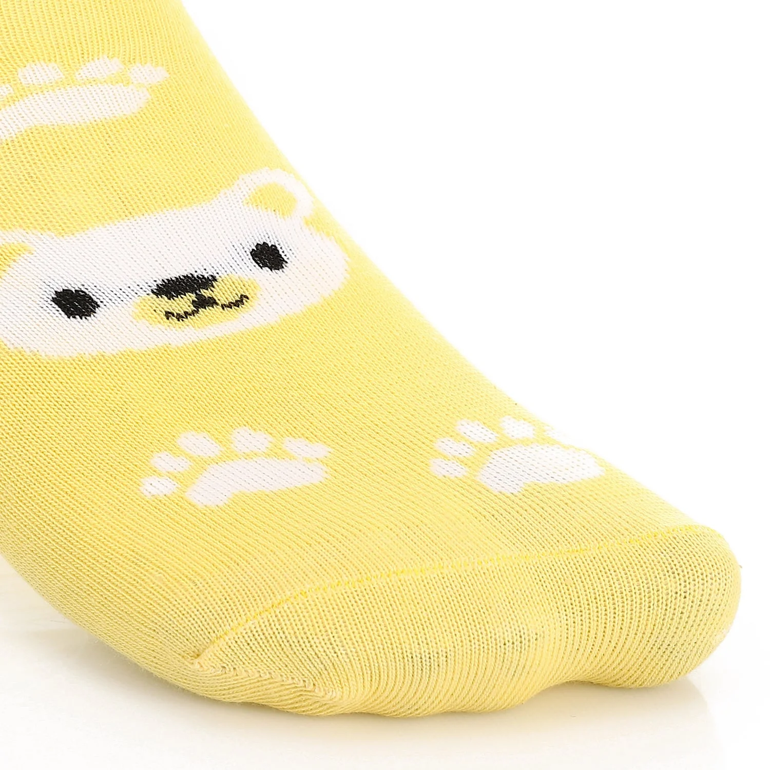 Womens No Show Socks - Yellow - Image 4