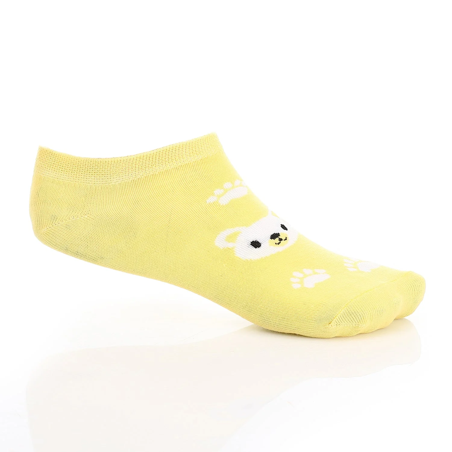 Womens No Show Socks - Yellow - Image 5