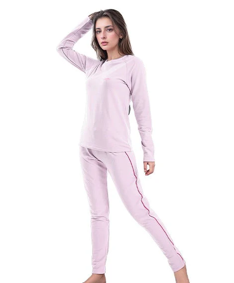 Womens Thermal Set Padded Inside - Purple - Image 2